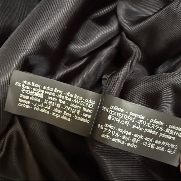 ZARA oversized wool blend short coat with scarf - Picture 8 of 8